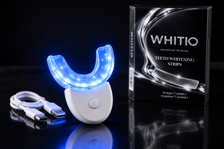 Lampa LED do wybielania zębów: czy działa bez żelu?